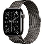 Смарт-часы Apple Watch Series 11 GPS + Cellular 46mm Slate Titanium Case with Slate Milanese Loop S/M (MFD34)