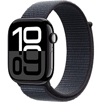 Смарт-часы Apple Watch Series 10 GPS 46mm Jet Black Aluminum Case with Ink Sport Loop (MWWR3)