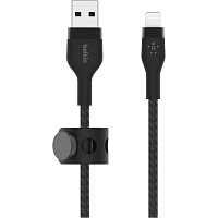 Кабель Belkin Boost Up Charge Pro Flex USB-A to Lightning 1m Black (CAA010BT1MBK) - придбати в Дніпрі, Україні: ціна, характеристики | інтернет-магазин TOUCH