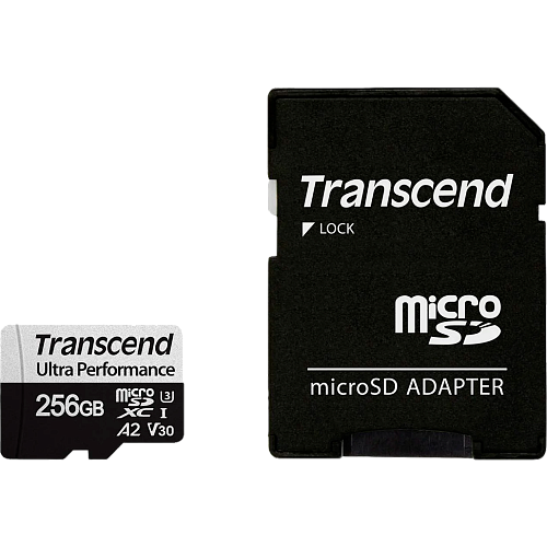 Карта пам'яті Transcend microSDXC 340S 256GB UHS-I U3 V30 A2 + adapter SD (TS256GUSD340S) - придбати в Дніпрі, Україні: ціна, характеристики | інтернет-магазин TOUCH