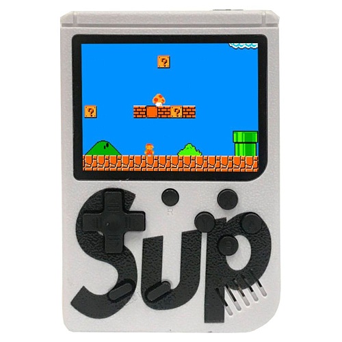 Ретро игровая приставка c джойстиком Dendy Sup Retro Game Box with Controller 400 игр (White)