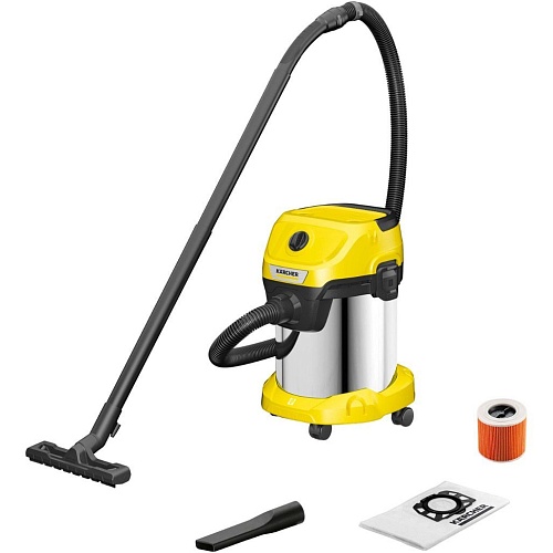 Пилосос промисловий Karcher WD 3 S V-17/4/20 (1.628-135.0) - придбати в Дніпрі, Україні: ціна, характеристики | інтернет-магазин TOUCH