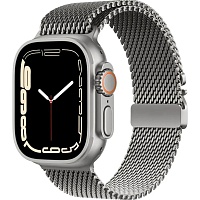 Ремешок DK New Milanese Loop для Apple Watch 42/44/45/46/49mm Silver 