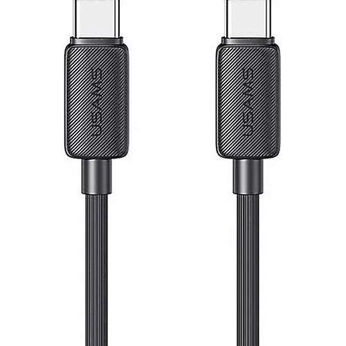 Кабель Usams US-SJ691 USB-C-USB-C 1m Black (SJ691USB01) - придбати в Дніпрі, Україні: ціна, характеристики | інтернет-магазин TOUCH