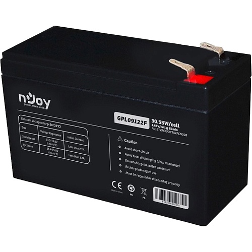 Аккумулятор Njoy AGM 12V (12V/9Ah/108Wh) (GPL09122F)