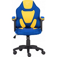 Геймерское детское кресло GT Racer X-1414 Blue/Yellow 