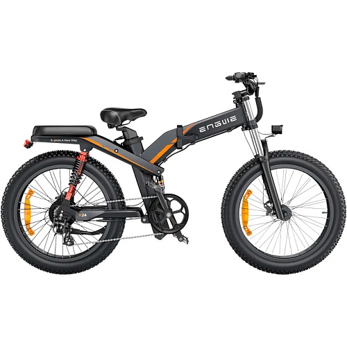 Електровелосипед Engwe X-24 Black (En-X24-black) - придбати в Дніпрі, Україні: ціна, характеристики | інтернет-магазин TOUCH
