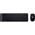 Комплект (клавиатура + мышь) Logitech MK220 Wireless Combo Black (920-003169/920-003168)