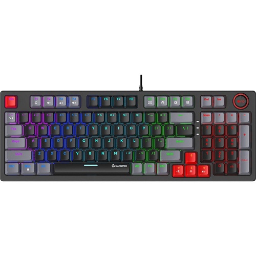 Клавиатура GamePro MK120B Blue Switches Black (MK120B)