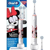 Электрическая зубная щетка Oral-B D505 Pro 3 3000 Junior Minnie Mouse 2 насадки (D505.523.2K) Электрическая зубная щетка Oral-B D505 Pro 3 3000 Junior Minnie Mouse 2 насадки (D505.523.2K)