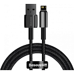 Кабель Baseus Tungsten Gold USB to Lightning 1m Black (CALWJ-01)