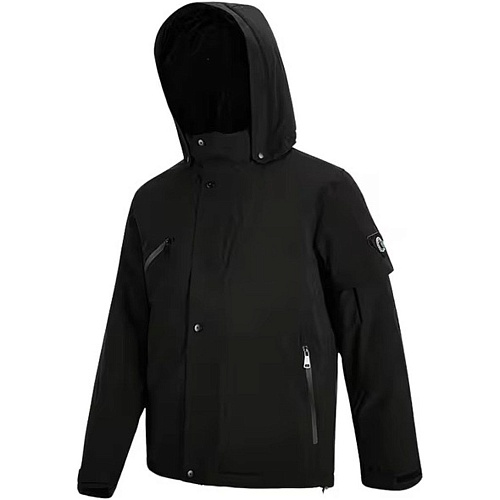 Термокуртка Ninetygo Windproof Anti-Drilling Hooded Down Jacket Size L Black (6941413233019) - придбати в Дніпрі, Україні: ціна, характеристики | інтернет-магазин TOUCH