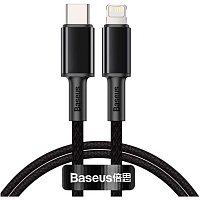 Кабель Baseus High Density Braided USB-C to Lightning 1m Black (CATLGD-01)