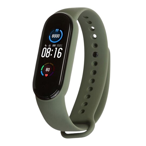 Силіконовий ремінець для Xiaomi MI Band 5 / MI Band 6 (Khaki) - придбати в Дніпрі, Україні: ціна, характеристики | інтернет-магазин TOUCH