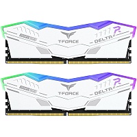 Модуль памяти DDR5 TEAM T-Force Delta α RGB 2x16GB 6000 MHz White (FF8D532G6000HC30DC01)