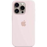 Чехол Silicone Case для Apple iPhone 15 Pro Chalk Pink AA