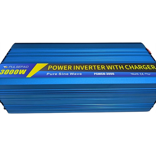 Автомобільний інвертор із функцією зарядки Pulsepad PSWCH-3000 12V 3000W Pure Sine Wave - придбати в Дніпрі, Україні: ціна, характеристики | інтернет-магазин TOUCH