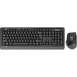 Комплект (клавиатура + мышь) A4Tech Fstyler FG1035 Grey