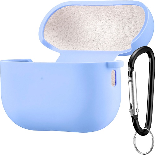 Чехол Silicone Case + Carbine для Apple AirPods Pro 2 Lilac Purple