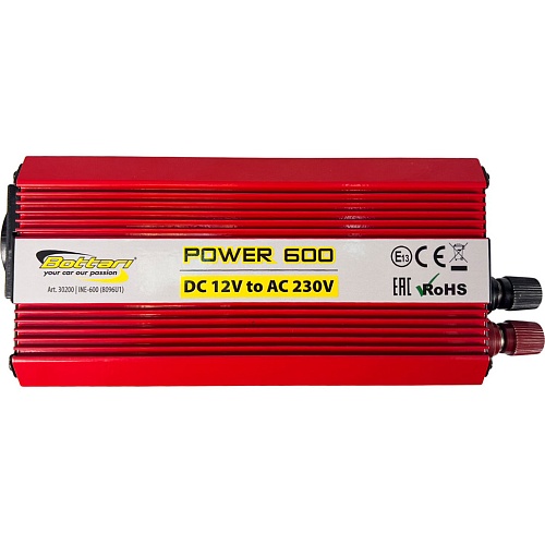 Автомобильный инвертор Bottari Power-600 DC 12V - AC 230V 600W (30200-IS)
