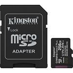 Карта пам'яті Kingston microSDXC Canvas Select Plus 256GB Class 10 UHS-1 А1 + SD адаптер (SDCS3/256GB)