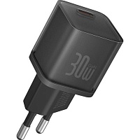 Мережевий зарядний пристрій Baseus GaN5S 30W Black (P10162504113-00) - придбати в Дніпрі, Україні: ціна, характеристики | інтернет-магазин TOUCH