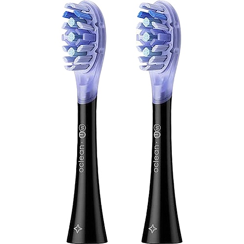Насадка для зубной щетки Oclean UW02 B02 Ultra White Brush Head Black 2 шт (6970810553550)