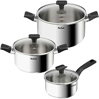 Набір каструль Tefal Delicious (B925S655) - придбати в Дніпрі, Україні: ціна, характеристики | інтернет-магазин TOUCH Набір каструль Tefal Delicious (B925S655) - придбати в Дніпрі, Україні: ціна, характеристики | інтернет-магазин TOUCH
