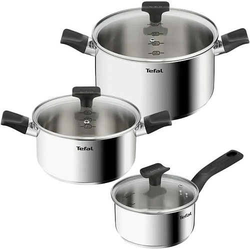 Набір каструль Tefal Delicious (B925S655) - придбати в Дніпрі, Україні: ціна, характеристики | інтернет-магазин TOUCH