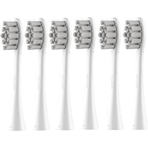 Насадка для зубної щітки Oclean P2S6 Daily Clean 6pcs White (6970810552188) - придбати в Дніпрі, Україні: ціна, характеристики | інтернет-магазин TOUCH