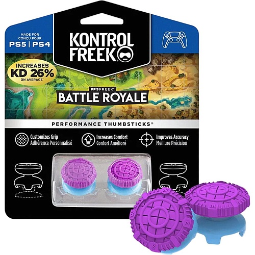 Накладки на стіки KontrolFreek: BATTLE ROYALE 2-pack (PS4/PS5) (B07NWN9Z6Z) - придбати в Дніпрі, Україні: ціна, характеристики | інтернет-магазин TOUCH