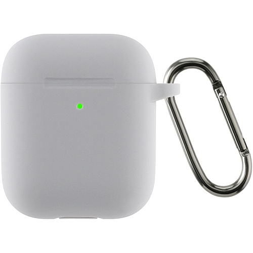 Чехол ArmorStandart Hang Silicone Case для Apple AirPods 2 Light Grey (ARM59685)