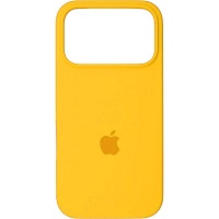 Чехол Silicone Case для Apple iPhone 17 Pro Canary Yellow AA