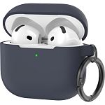 Чохол AhaStyle Colorful Silicone Case для AirPods 4 Midnight Blue