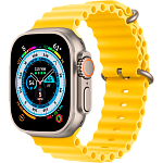 Смарт-годинник Apple Watch Ultra 49mm Titanium Case with Yellow Ocean Band (MNH93/MNHG3)