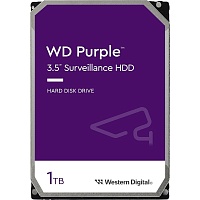 Жесткий диск 3.5" WD Purple 1TB SATA 64MB (WD10PURZ)