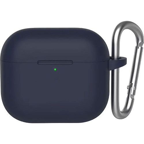 Чохол Blueo Liquid Silicone Case+Carbine для AirPods 4 Deep Blue (B44-A4DBL) - придбати в Дніпрі, Україні: ціна, характеристики | інтернет-магазин TOUCH
