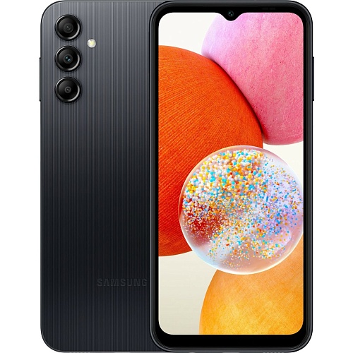 Смартфон Samsung Galaxy A14 4/64GB Black (SM-A145FZKUSEK) UA-UCRF