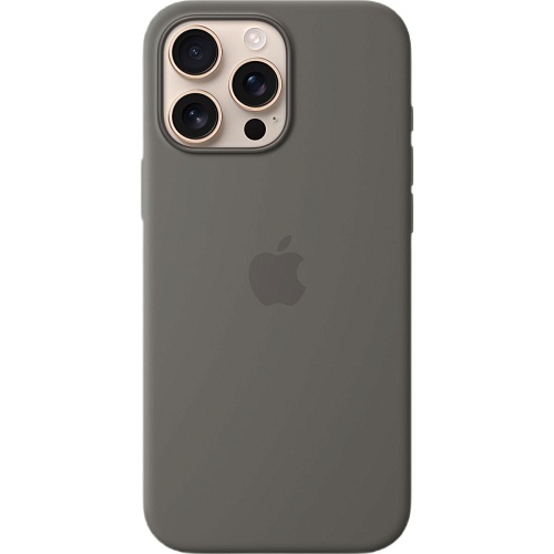 Чехол Apple Silicone Case with MagSafe для iPhone 16 Pro Max Stone Gray (MYYV3ZM/A)