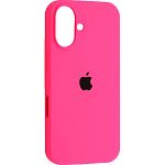 Чехол Silicone Case для Apple iPhone 16 Barbie Pink AA