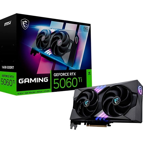 Видеокарта MSI GeForce RTX 5060 Ti Gaming OC 16G (G506T-16GC) EU