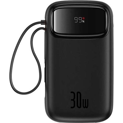 Зовнішній акумулятор Baseus QPow2 20000mAh 30W Black (P10055009113-00) - придбати в Дніпрі, Україні: ціна, характеристики | інтернет-магазин TOUCH