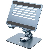 Підставка для планшета 7"-12.9" Hoco PH52 Might Metal Rotating Tablet Desktop Holder Grey