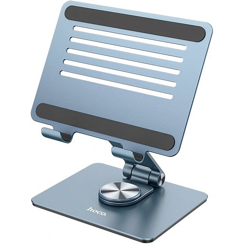 Подставка для планшета 7"-12.9" Hoco PH52 Might Metal Rotating Tablet Desktop Holder Grey