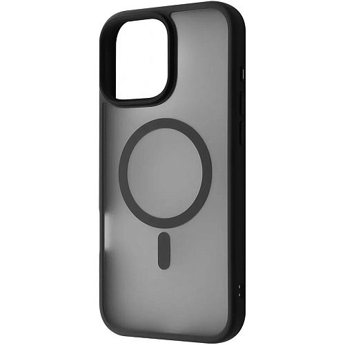 Чехол Wave Matte Insane Magnetic Ring with MagSafe для Apple iPhone 16 Pro Max Black
