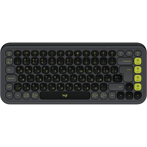 Клавіатура Logitech POP Icon Keys Bluetooth UA Graphite (920-013157) - придбати в Дніпрі, Україні: ціна, характеристики | інтернет-магазин TOUCH