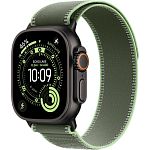Смарт-часы Apple Watch Ultra 3 49mm Black Titanium Case with Green/Neon Trail Loop S/M (MF254+MG9N4)
