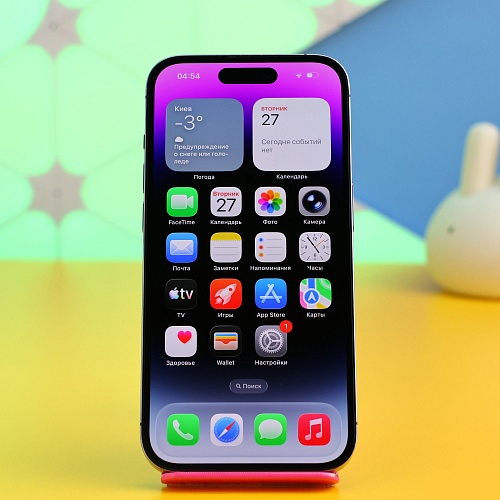 Смартфон Apple iPhone 14 Pro 128GB eSIM Deep Purple (MQ0E3) Б/У