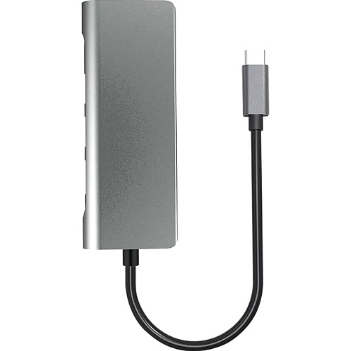 USB-хаб Prologix 7-in-1 Type-C to HDMI+2xUSB3.0+PD+Lan+TF+SD (PR-WUC-105B)