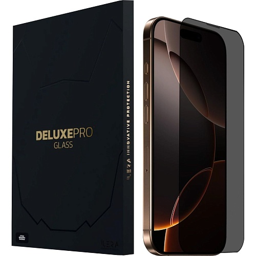 Захисне скло iLera DeLuxe Incognito FullCover Glass для Apple iPhone 16 Pro Max (iLInDL16PRM) - придбати в Дніпрі, Україні: ціна, характеристики | інтернет-магазин TOUCH